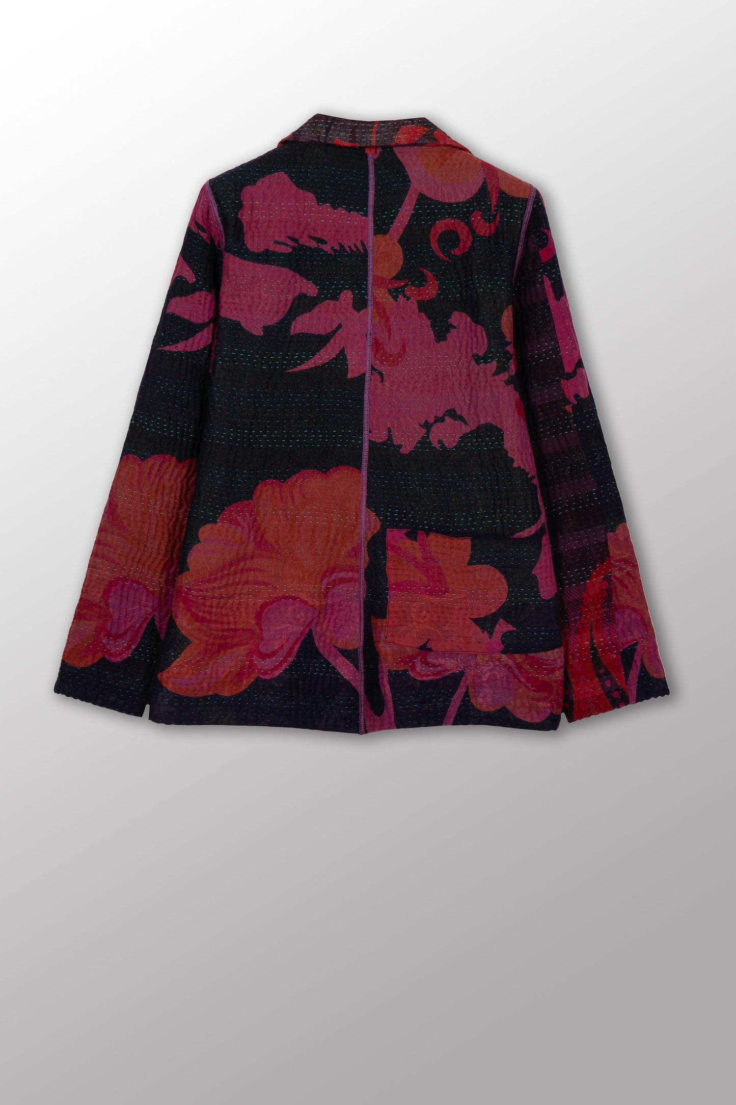 COTTON OVERDYE KANTHA SIMPLE JKT - ov4022-cred002s -