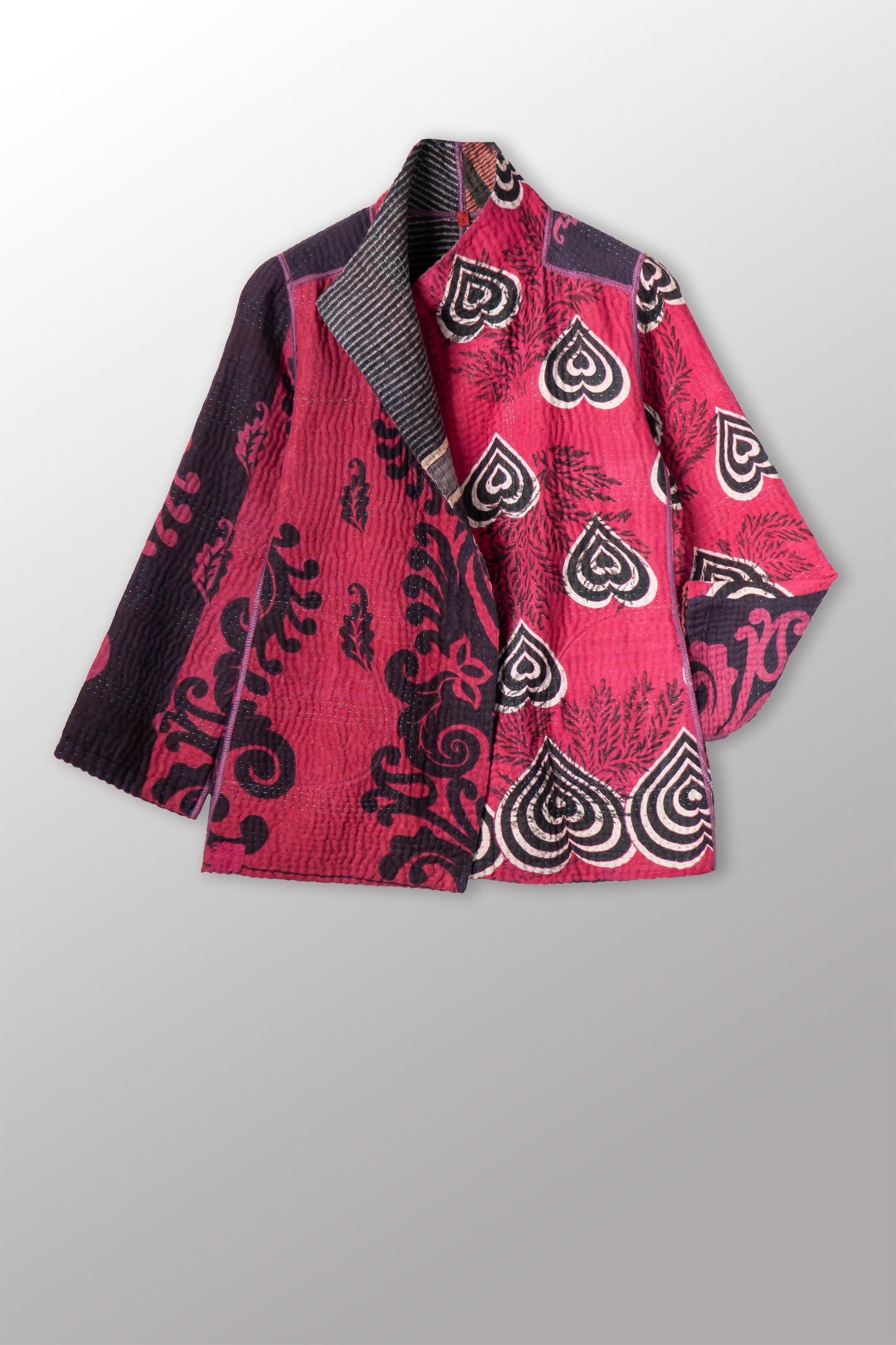 COTTON OVERDYE KANTHA SHORT JKT - ov4007-cpik001s -