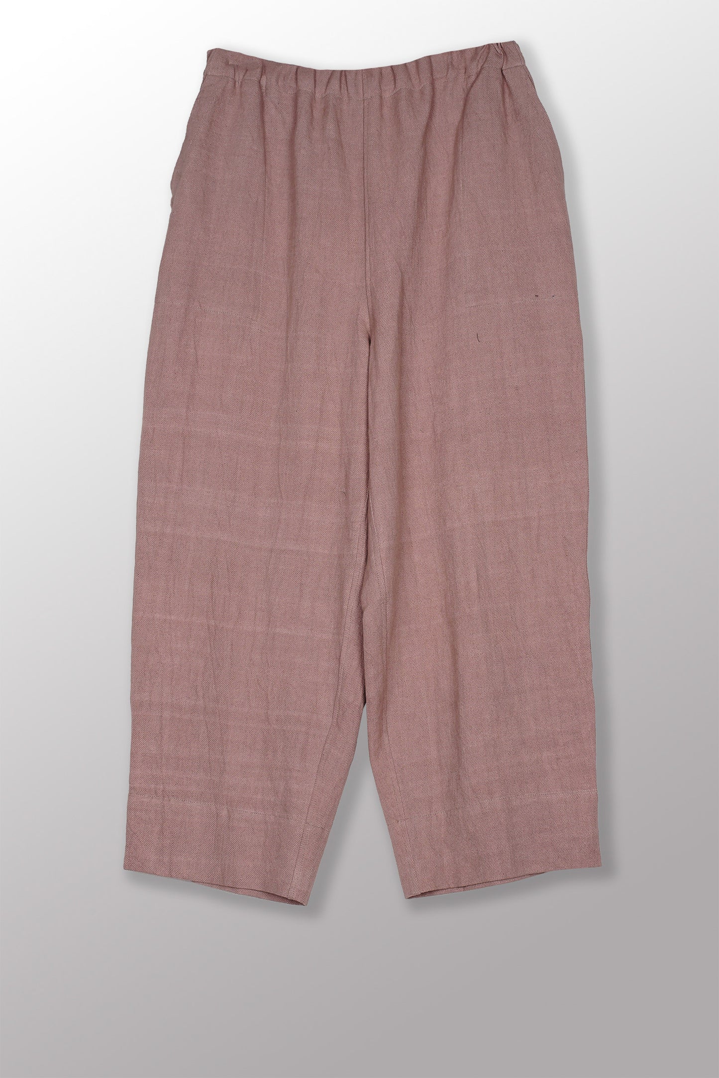 DYED COTTON LINEN TWILL BASIC PANTS - tl1668-ntl -