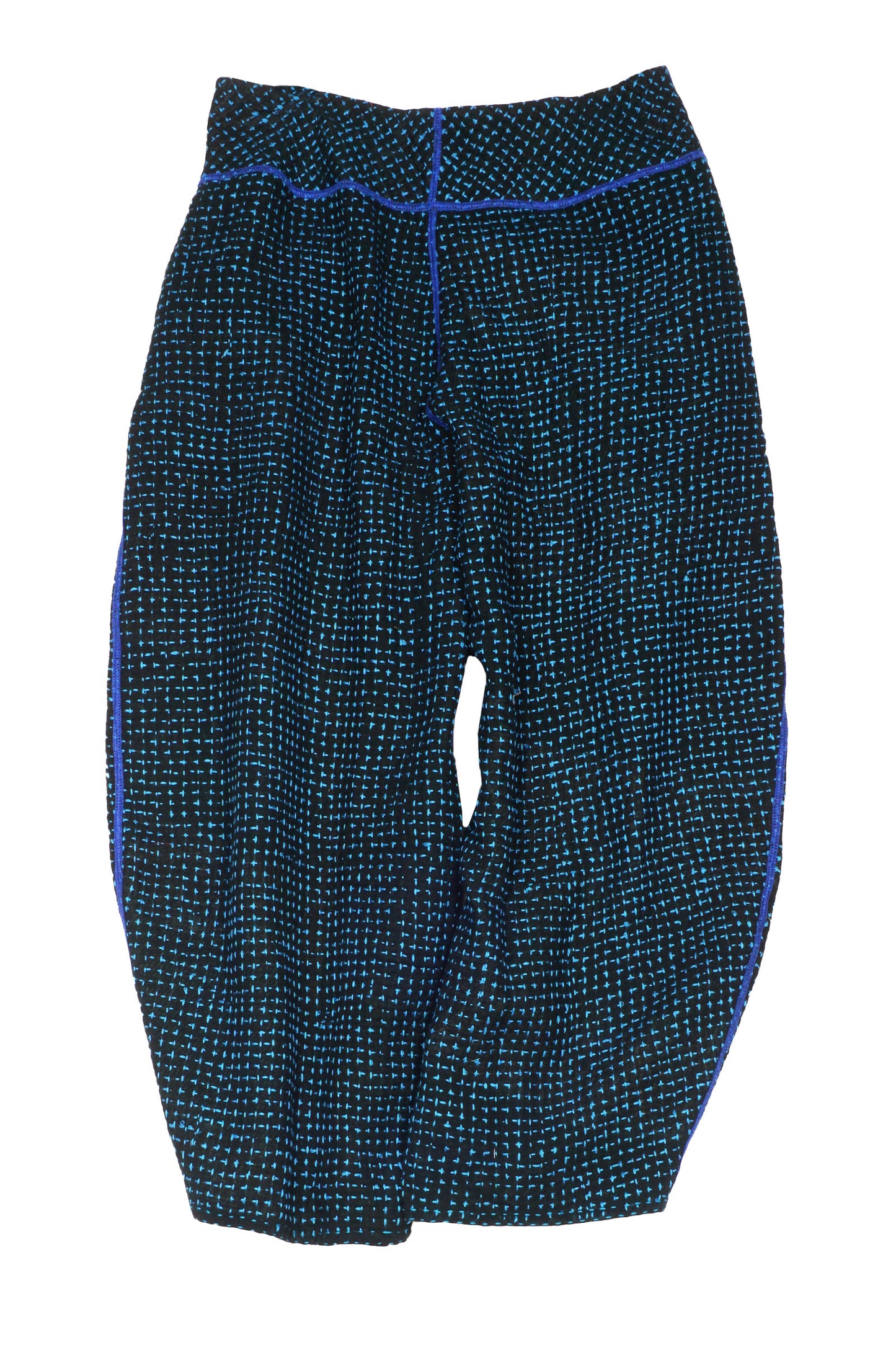 WAFFLE KANTHA LANTERN PANTS - wf3634-blu -