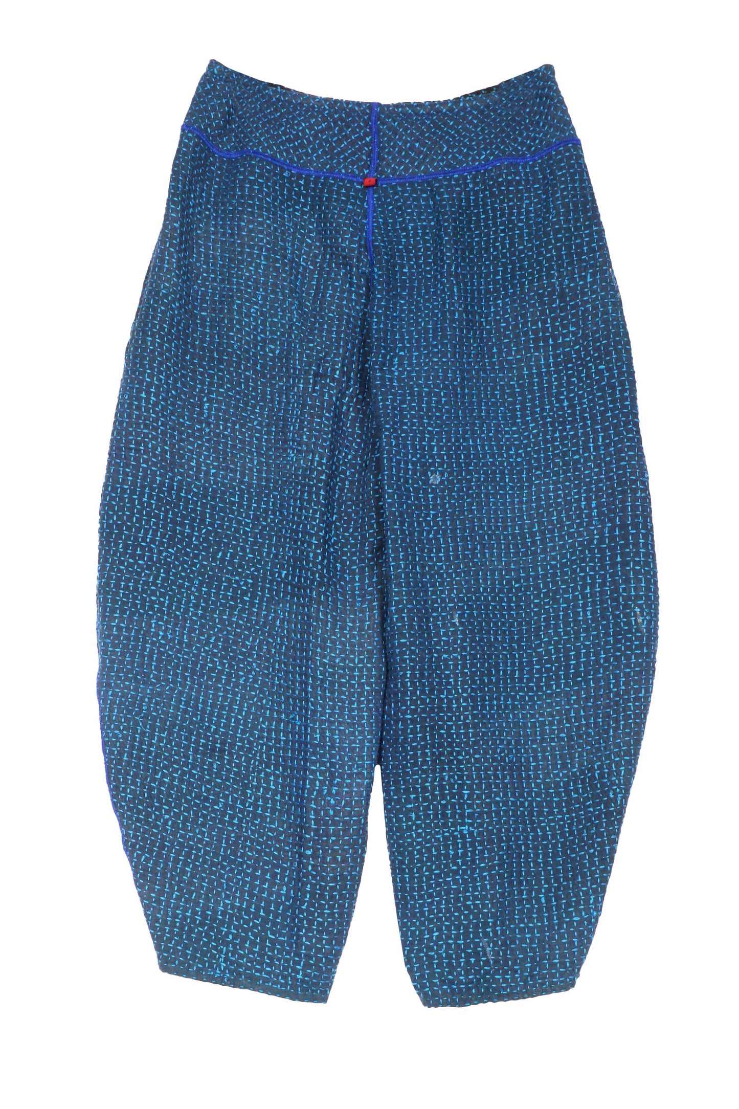 WAFFLE KANTHA LANTERN PANTS - wf3634-blu -